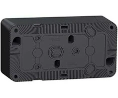 Schneider Electric Mureva Styl Sienos pagrindas 2x horizontalus antracitas MUR37914