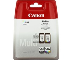 Canon PG-545/CL-546 Multipack Originalus Juoda, Žydras, Rausvai raudona, Geltona 2 vnt