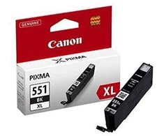 CANON 1LB CLI-551XLBK rašalo kasetė juodas didelės talpos 11ml 4,425 puslapiai 1 pak. XL