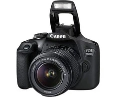 Canon EOS 2000D BK kamera + 18-55 IS EU26 VUK objektyvas + Krepšys + 16GB SD kortelė 2728C013