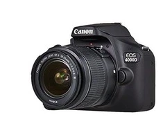 Canon EOS 4000D 18-55 III EU26 SLR Camera Kit, Megapixel 18 MP, Image stabilizer, ISO 12800, Ekranas diagonal 2.7 ", Wi-Fi, Video recording, APS-C, Juodas