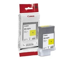 Rašalas Canon PFI107Y geltona | 130ml | iPF68X, 78X