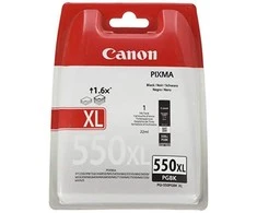 CANON 1LB PGI-550XL PGBK rašalo kasetė juodas standartinės talpos 500 puslapių 1 pak. XL