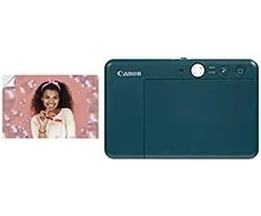 Canon Zoemini S2 mažų nuotraukų spausdintuvas ir fotoaparatas, Tamsiai žalsvai mėlynas