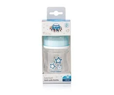 CANPOL BABIES buteliukas plataus kaklelio Easy Start Newborn Anti-colic 120ml 35/216 mėlynas stars