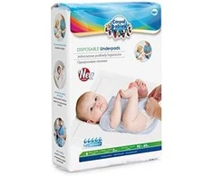 CANPOL BABIES vienkartiniai paklotai 60x90cm 10 vnt 78/002