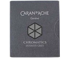 Caran d`Arche Chromatikos pilkojo rašalo kasetės 6 vnt.