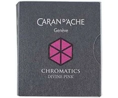 Caran d`Arche Chromatikos rausvos rašalo kasetės 6 vnt.