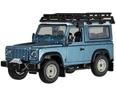 Tomy Britanija Land Rover Defender su TOMY priedais
