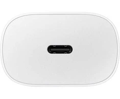 Įkroviklis Samsung EP-TA800NW 25W + Type-C kabelis 25W baltas