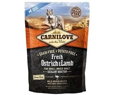 Carni Love Dog Fresh Ostrich&amp;ėriena mažos veislės 6kg