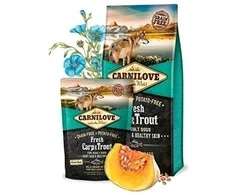 Carni Love Fresh su karpiu ir upėtakiu for Adult 1,5kg