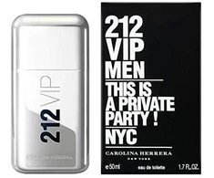 Carolina Herrera 212 Vip Men Eau De Toilette Purškiklis, 50 ml