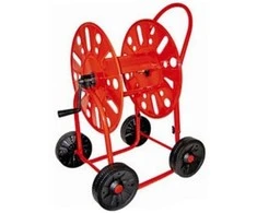 BRADAS ritė sodo žarnai, su ratais ALUMINIOWY 90mb 3/4" ZINCATO