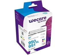 Tusz OWA Armor WECARE ARMOR kasetė pro HP Officejet Pro 8100, 8600, 1B+1C+1M+1Y, 1x75/3x30ml, 1x2890p/3x2295p (C2P43AE/950XL/951XL)