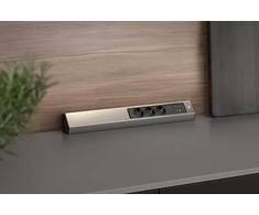 Bachmann BACHMANN CASIA 2 3xCEE7/3 1xUSB A/C 22W 2,0m AEH, nerūdijančio plieno išvaizda