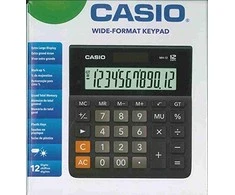 Stalinis skaičiuotuvas CASIO MH-12, 127 x 136,5 x 28,8 mm, juoda