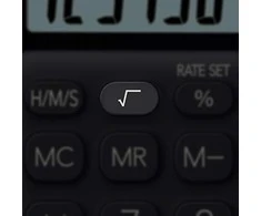 Skaičiuotuvas CASIO SL-310UC, 118×70×8.4mm, juoda sp.