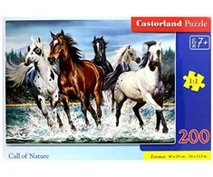 Castorland Dėlionė 200 vnt. - Žirgai