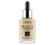 "Catrice Hd Liquid Coverage Foundation" dengiamasis makiažo pagrindas, išliekantis iki 24 val. 036 Lazdynų riešutas 30ml