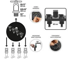 Cellfast C.HERO DISTRIBUTOR 1/2-3/4-1"