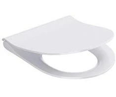 WC dangtis Cersanit, City Oval Slim, lėtai nusileidžia