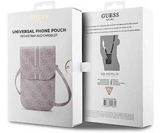 Bag Guess 4G Stripes (GUWBP4RPSP) telefono dėklas rožinės spalvos