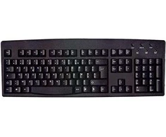 Klaviatūra Cherry G83-6105Lunfr2 FR USB Juodas