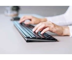 Cherry KW 9100 SLIM US-ENG Klaviatūra - WIRELESS Juodas US-ENGLISH INTE