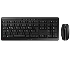 Klaviatūra Cherry CHERRY Stream Desktop klaviatūra RF belaidė Belgijski Juodas