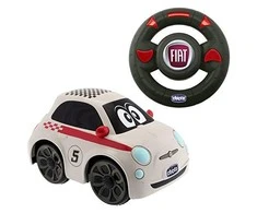 Chicco Fiat 500 Sports RC su baltuoju pilotu (07275)