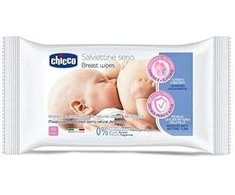 CHICCO servetėlės krūtinės higienai, 72 vnt, 0+.