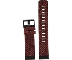 Išmaniojo laikrodžio Garmin greitai atsegamas nailoninis dirželis, Raudonos/Juodos spalvos, 22mm