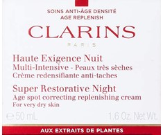 Clarins Super Restorative Naktinis labai sausai odai kremas, 50 ml