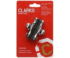 Clarks Stabdžių blokai CPS472C Juoda ir raudona SHOAT 52mm