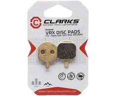 Clarks Stabdžių trinkelės antdėklai HAYES (jūrų liežuviai, GX2, MX2, MX3, MX4) metalinis sukepintas