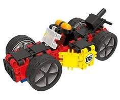 Clics toys Clics Nano Clics Didelis edukacinių konstruktorių rinkinys 25 modeliai, 750 dalių, vaikams nuo 3 metų, patvarus polipropilenas