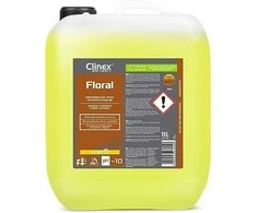 Grindų valymo skystis be dryžių, blizgesio, kvapo CLINEX Floral - Citro 10L