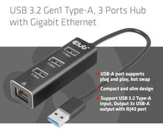 Club 3D I/O HUB USB3.2 3PORT/CSV-1430A CLUB3D