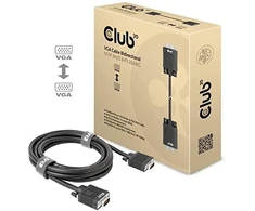 Club 3D D-Sub (VGA) - D-Sub (VGA) kabelis 3 m juodas (500715)