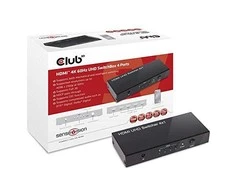 CLUB 3D HDMI 2.0 UHD SwitchBox 4 prievadai