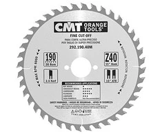 Diskas pjovimo 190x2,6x30 Z40 HM, CMT