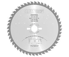 Diskas pjovimo HW 254x2.4x30 Z=48 a -5° Neg. b 15° ATB, CMT
