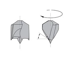 Spiralinis medžio grąžtas HW S=10X27 D=6X50X85 RH, CMT
