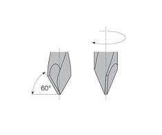 Spiralinis medžio grąžtas TCT S=10X20 D=7X70 RH, CMT