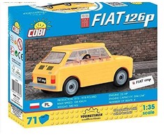 Cobi Klocki 71 detalės lenkiški „Fiat 126p“ konstruktoriai