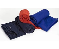 Kelioninė antklodė COCOON Merino Wool/Silk Travel Blanket - Mėlyna