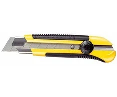 STANLEY KNIFE 25mm PLŪDŽIAMO PEILIO METALINĖ ABS rankena/KORTELĖ