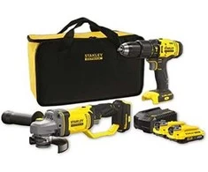 Įrankių rinkinys Stanley SFMCK471D2S-QW (SFMCD700 + SFMCG400); 18 V; 2x2,0 Ah akum.