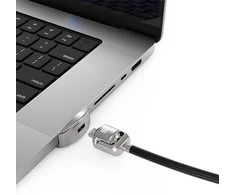 Linka zabezpieczająca Compulocks Compulocks Ledge Lock Adapteris, skirtas MacBook Pro 16" M1, M2 ir M3 su raktu Cable Lock - saugos spynos adapteris - su spynos cilindru - skirtas Apple MacBook Pro 16 (M1, M2)